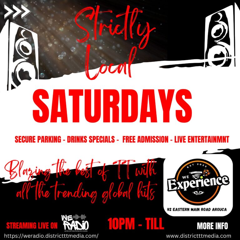 Strictly Local - Saturdays - Flyer - Black